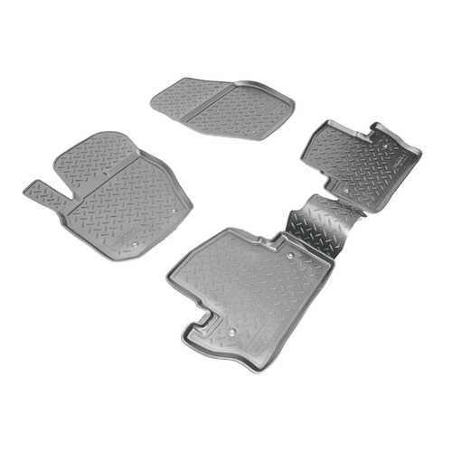 Ковры в салон Norplast/Unidec для Volvo S60 (2010-)Полиуретан,Серый, арт.NPL-Po-96-65-G
