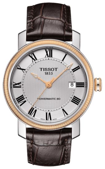 Мужские швейцарские наручные часы Tissot Bridgeport Powermatic T097.407.26.033.00