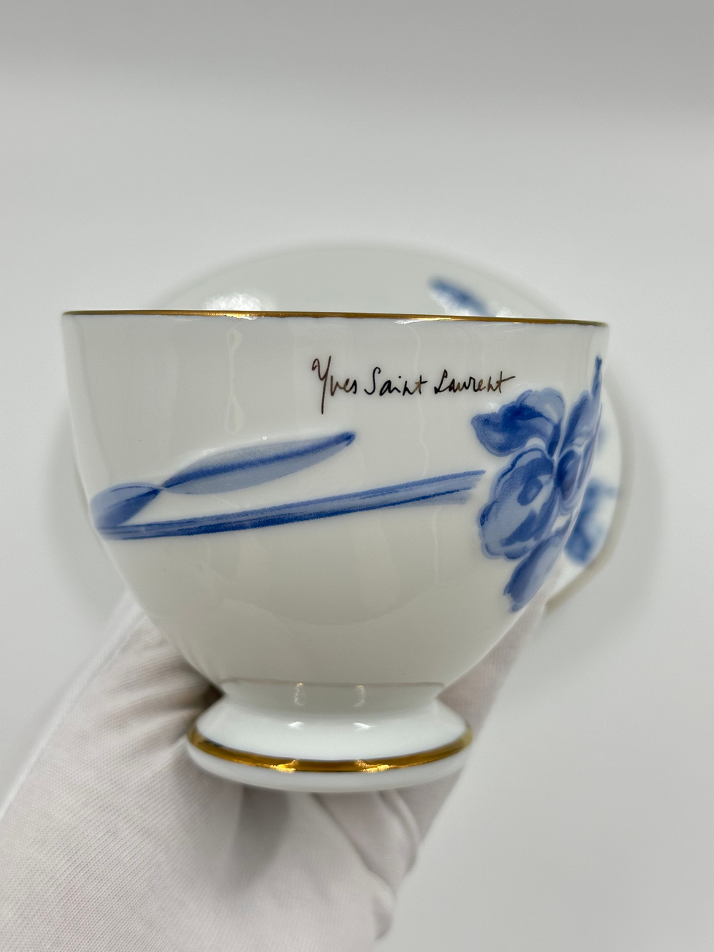 Чайная пара «Ирис» Yves Saint Laurent by Yamaka