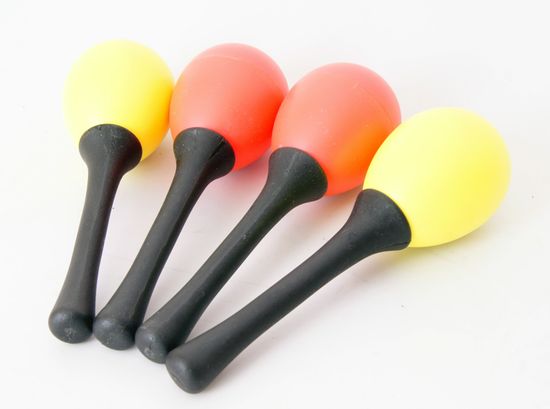 SE4 Маракасы на коротких пластиковых ручках, пара. DADI