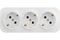 Legrand Quteo белый Розетка 3 с/з  с защ.шторками (Новая )
