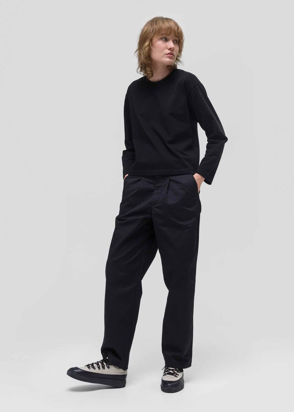 Лонгслив FOS Плотный Женский Черный