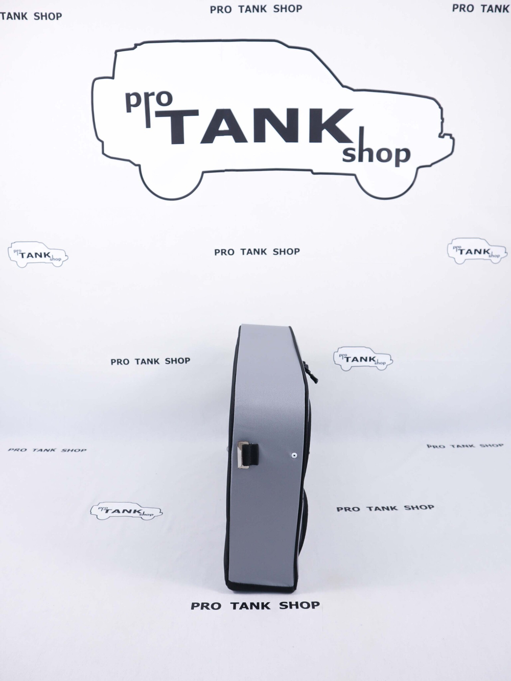 Сумка-органайзер на ПРАВОЕ окно багажника TANK 300 1шт. (серая/черный кант/сетчатый карман)