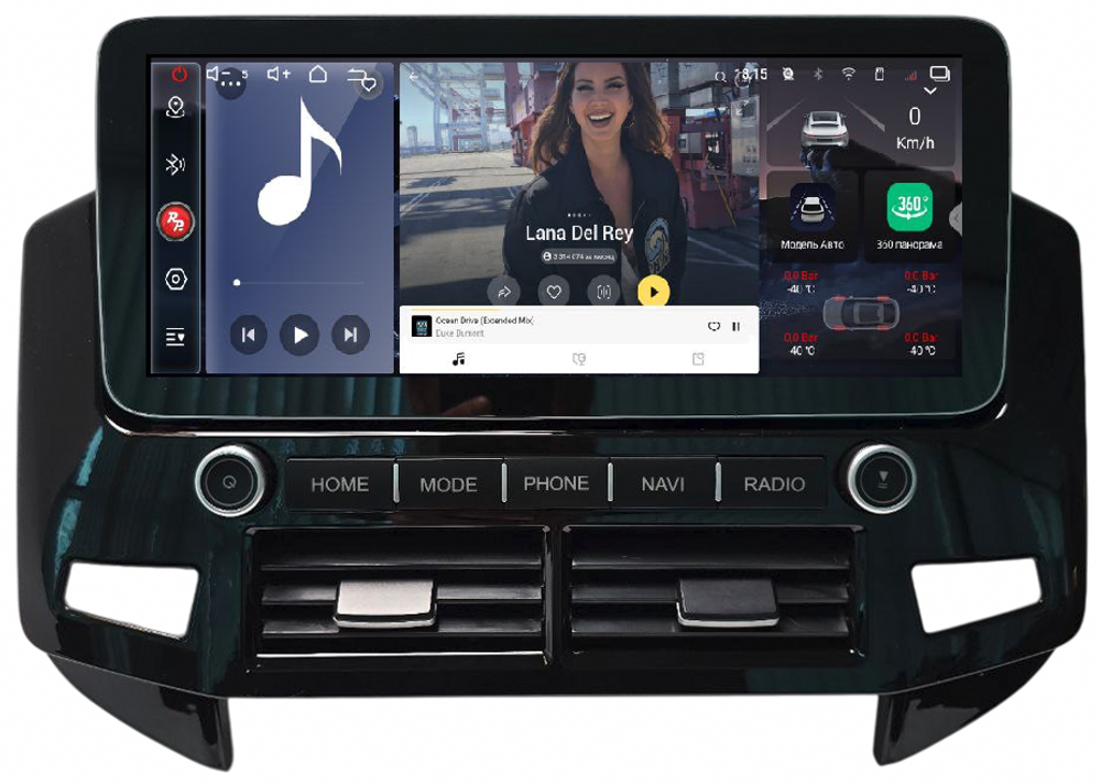 Магнитола для Mitsubishi Pajero 4 2006-2022 - Redpower 85223XLMPRO монитор 12.3" QLED в стиле Audi, Android 14, CarPlay, 4G SIM-слот