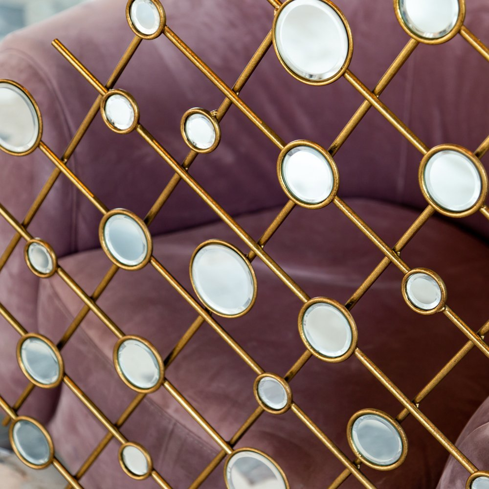 Настенный зеркальный арт-декор Диско Объект мечты