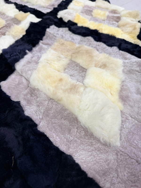 Меховой Коврик прикроватный накидка на кресло из овчины