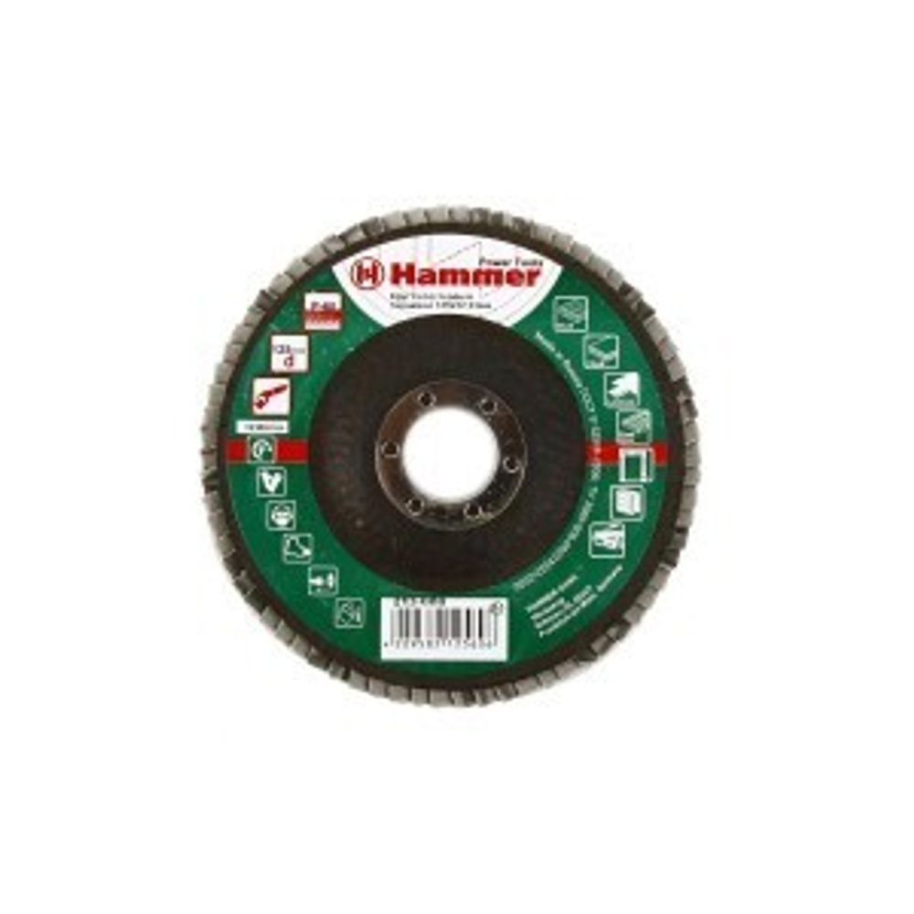 29432 Круг лепестковый торцевой КЛТ Hammer Flex 213-008 125 Х 22 Р 60 тип 1 Hammer 213-008