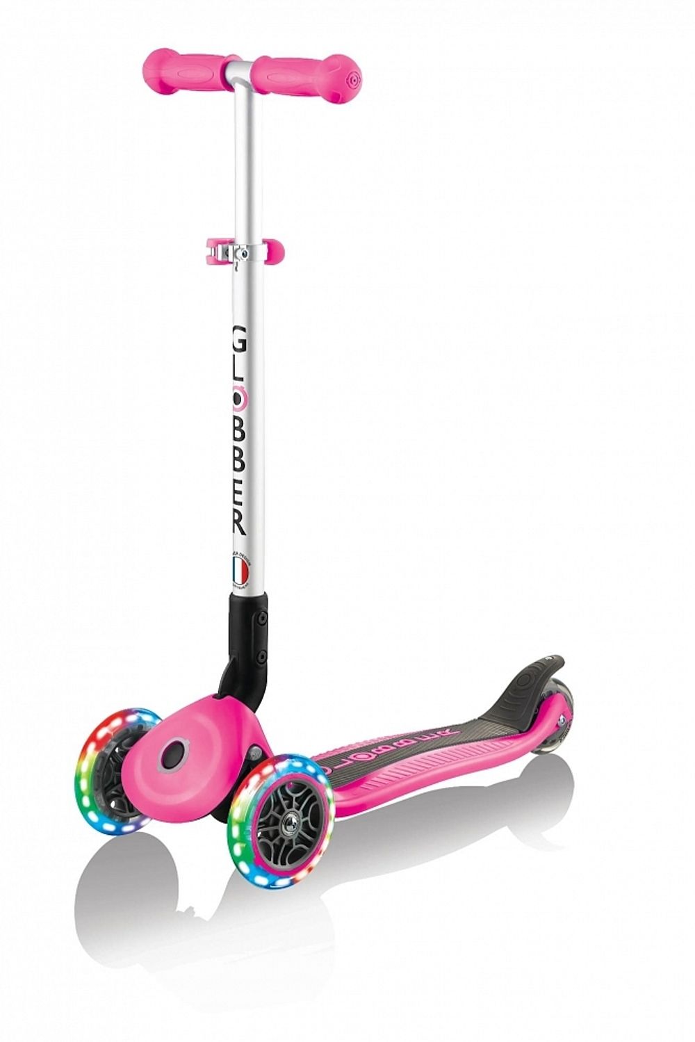 Трехколесный самокат Globber PRIMO FOLDABLE LIGHTS