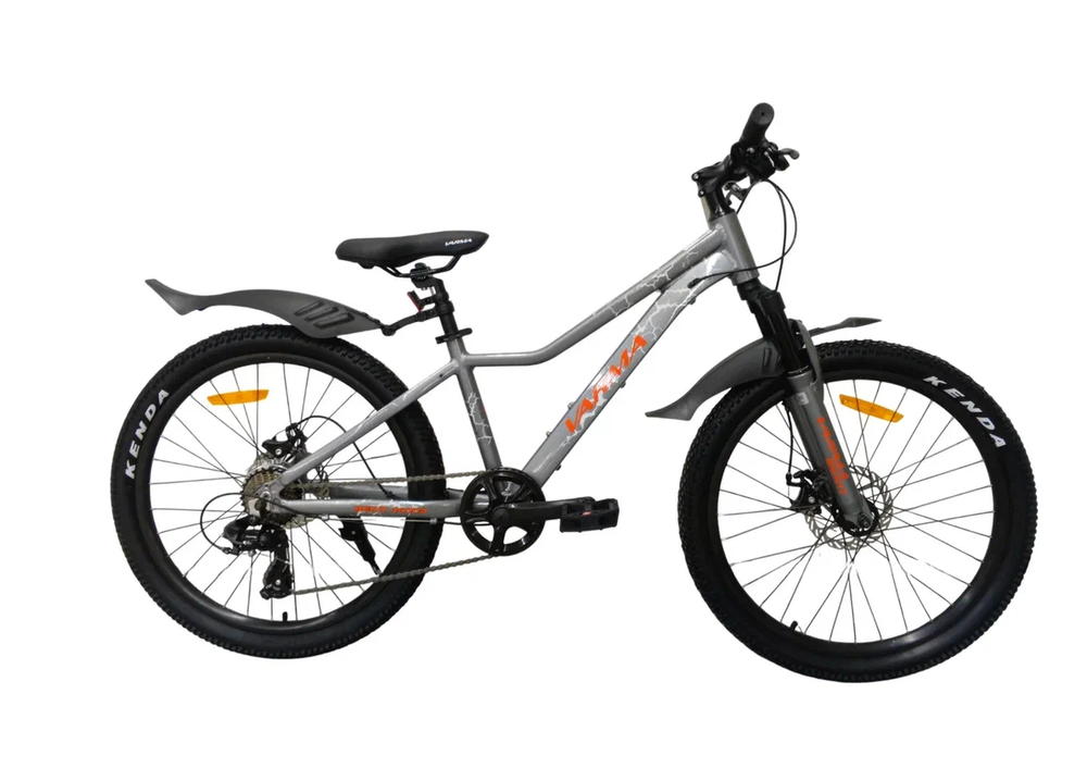 Велосипед 24" Varma Benit 460DA р.13" 7ск. серо-оранжевый