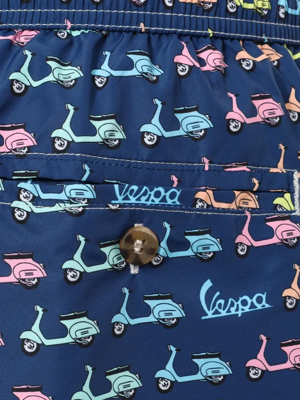 Шорты муж. MC Saint Barth MINI VESPA MULTI 61 синий мопед разноцветный