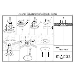 7857 Основание потолочное утопленное FLORON