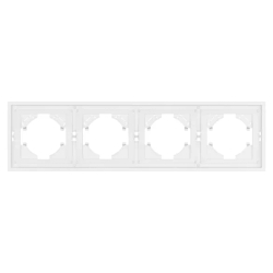 Рамка пластиковая FRM-TENDO-PL-4-WH (Arlight, -) 053847