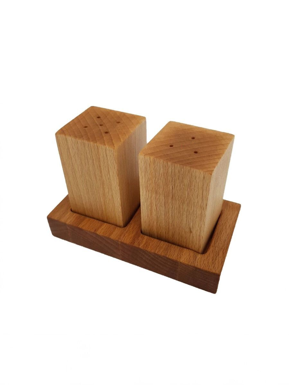 Набор для специй из бука "Рустик", 2 предмета, PPwood