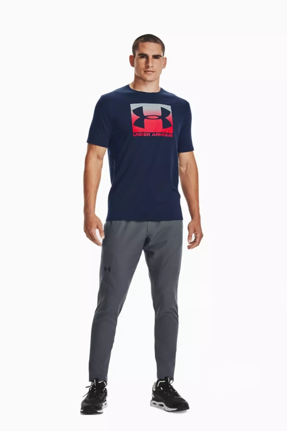 Футболка Under Armour Boxed Sportstyle - темно-синий