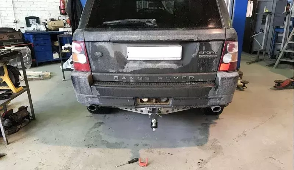 Фаркоп Sheriff для Land Rover Range Rover III (L322) 2002-2012(паспорт и сертификат в комплекте)(без электрики)арт.3372