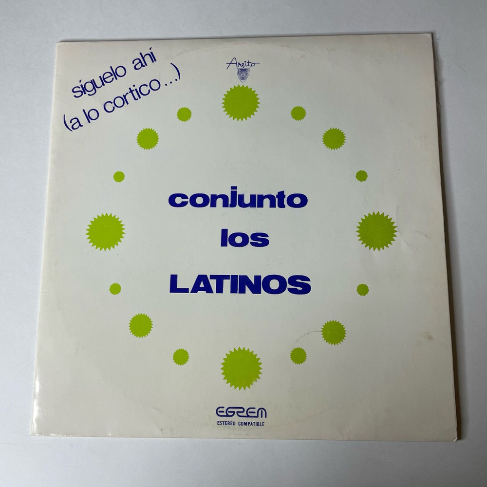 Винтажная виниловая пластинка LP Conjunto Los Latinos Siguelo Ahi (A La Cortico) (Куба 1975)