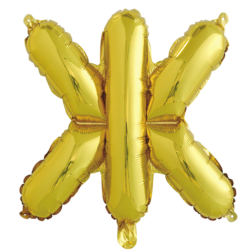 Фольгированная буква Ж (16''/41 см) золото