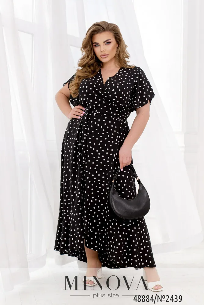 Платье 2439-черный Minova