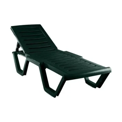 Шезлонг Атлант цветной темно-зеленый 1840х330мм
