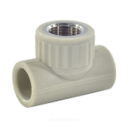 Тройник PP-R комбинированный серый Дн 32х3/4" ВР VALFEX 10127132Г