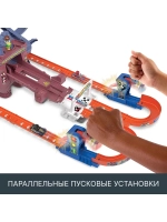 Автотрек Хот Вилс Человек-Паук против Черной Пантеры HTM08