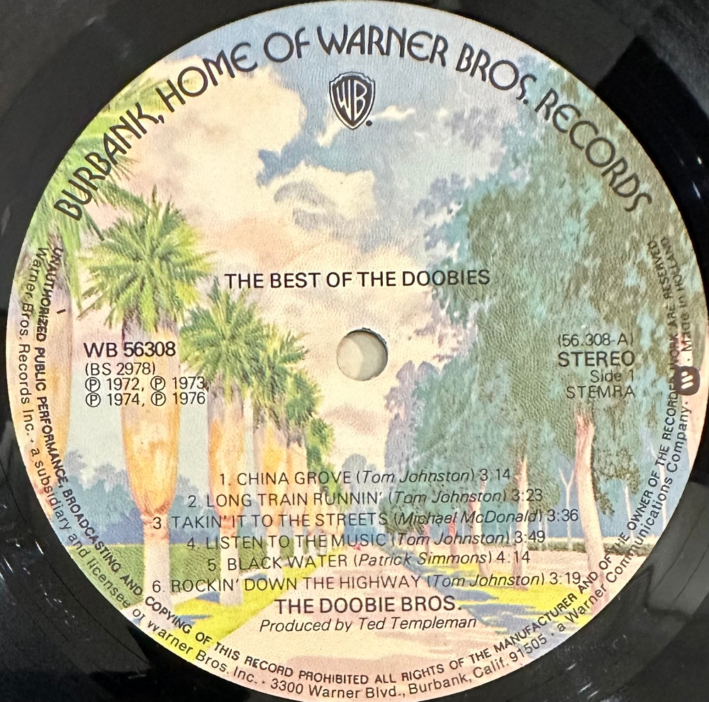 The Doobie Brothers- Best Of The Doobies (Нидерланды 1976г.)