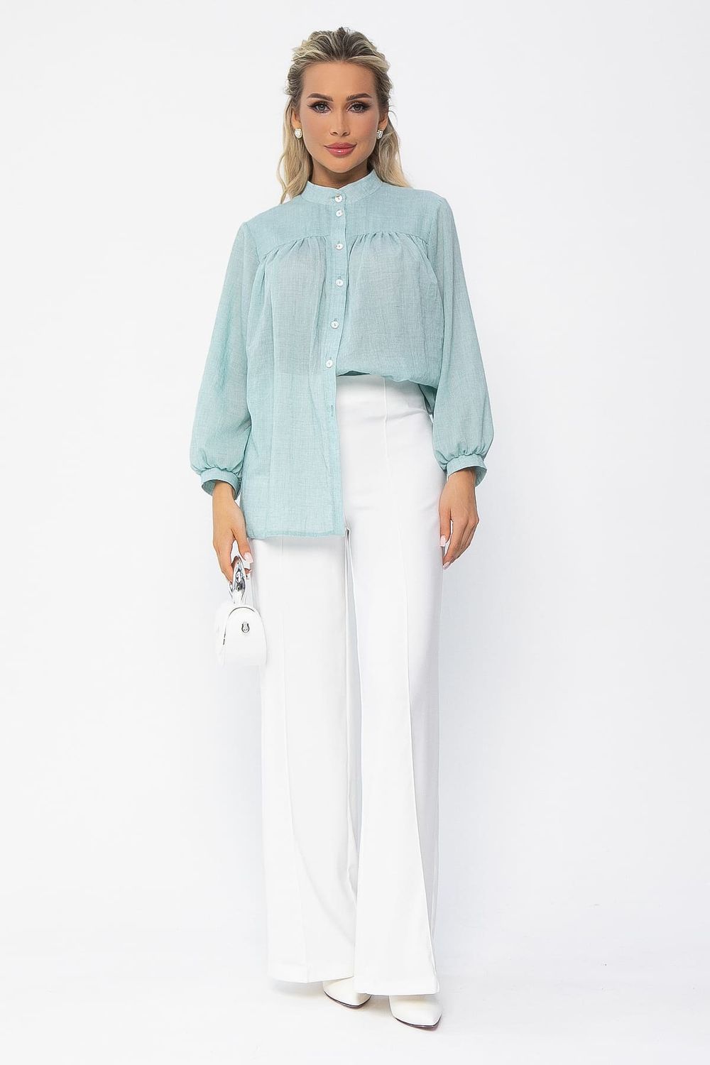 Блуза Ловец снов (мятная) Б13617-5М LT Collection