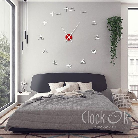 Настенные 3D часы Восточное время