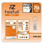 Флеш-накопитель 256 Gb FaizFull U56-256 USB IPX7 металл