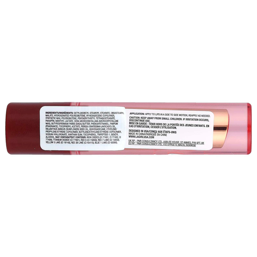 L.A. Girl, Бальзам для губ Sheer Tint, GLC605 Sheer Berry, 2 г (0,07 унции)