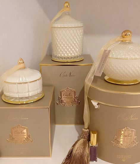 Blonde Vanilla, кремовая свеча Арт-деко с кисточкой, Cote Noire