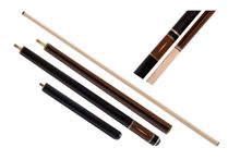 Кий / пирамида 3-pc "Supernova" (граб, коричневый граб, черный граб), с удлинителем