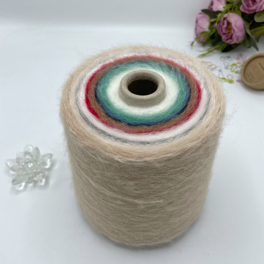 Набор № 5 Мохер на конусе, разные цвета