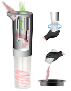Вытяжка для педикюра Nail Assistant с насадкой №3 для правши