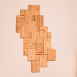 Cтеновые панели Wooden Wall Лиственница модель Пятый элемент