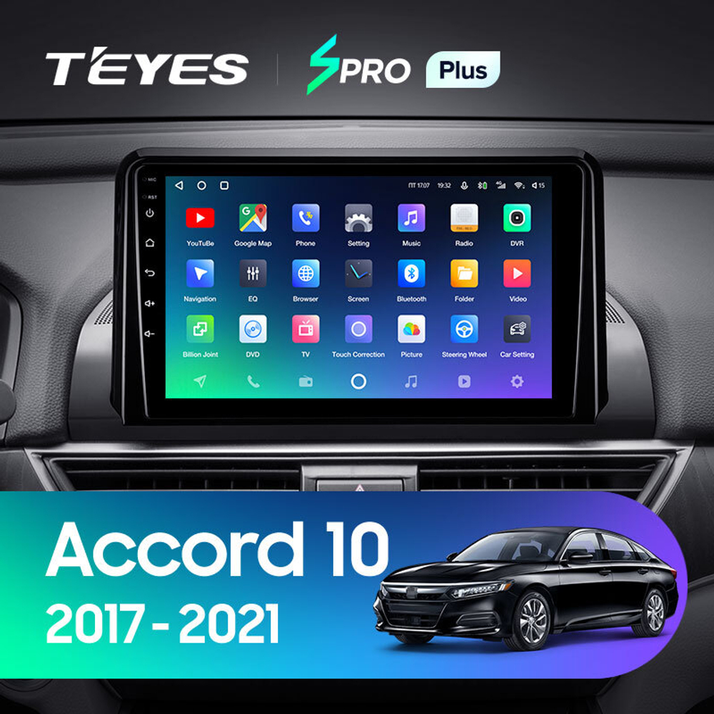Teyes SPRO Plus 9" для Honda Accord 10 CV X 2017-2021