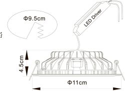 Точечный встраиваемый светильник Arte Lamp