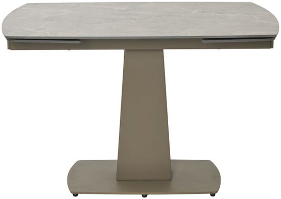 Стол BALDE 120 MATT LATTE STONE SOLID CERAMIC/ TAUPE