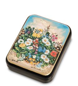 Народные промыслы ШК-55/175-A Шкатулка «Цветы» исп. Маркова