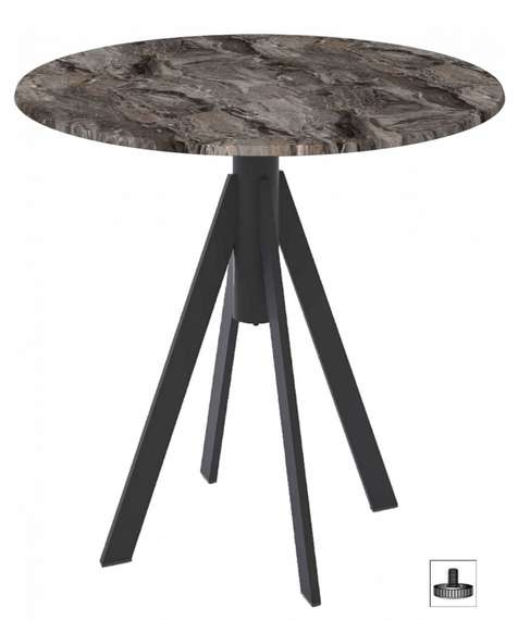 Стол Fuoz Werzalit Fantasy HPL, Ø60 см, верзалит сидней