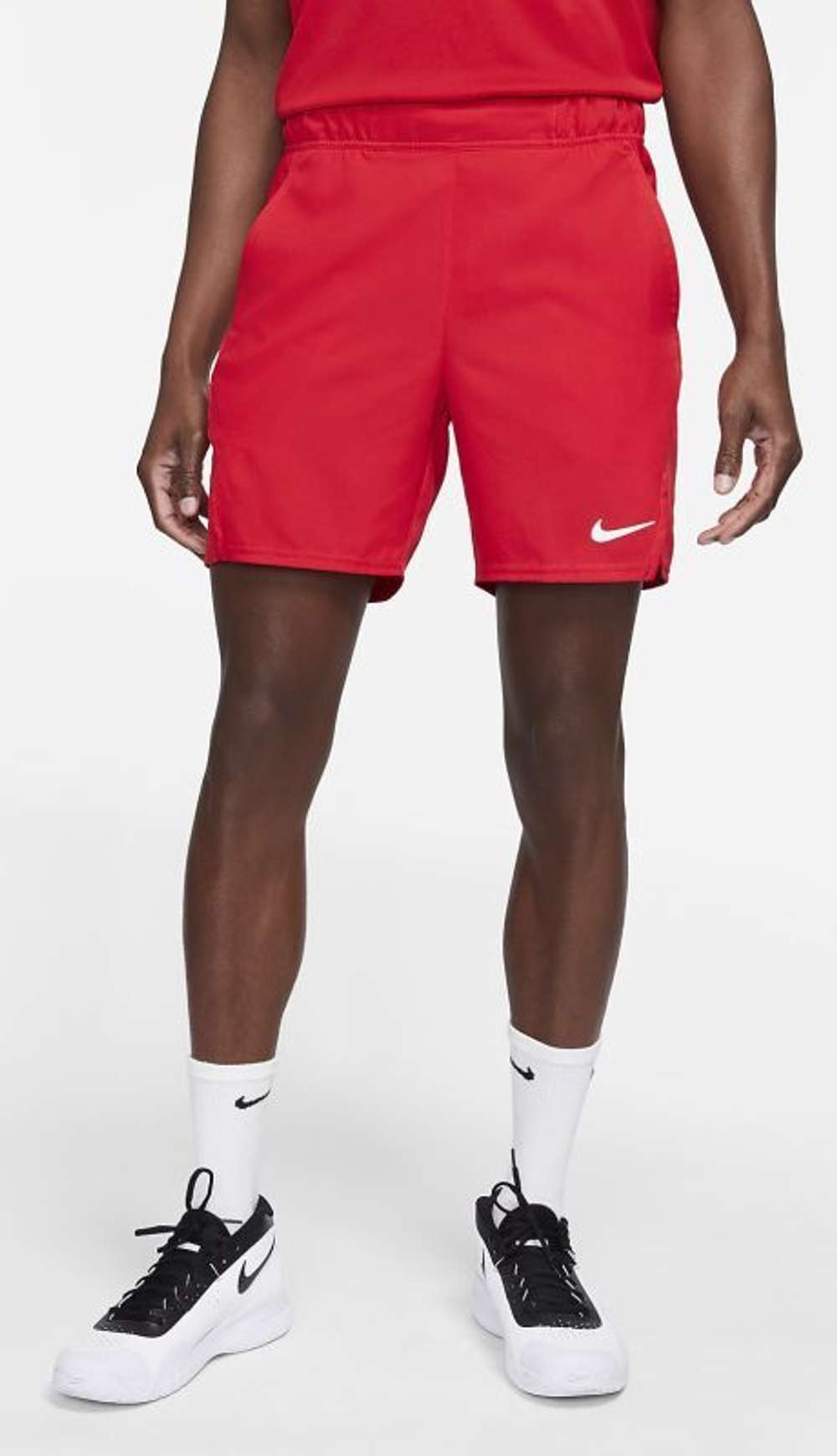 Мужские теннисные шорты Nike Court Dri-Fit Victory Short 7in M - красный