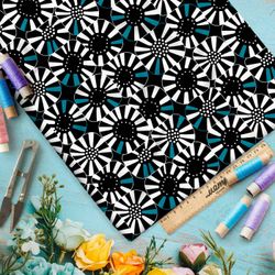 Ткань премиум дюспо футуристический шик