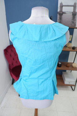 Топ Merona. голубой 46 размер