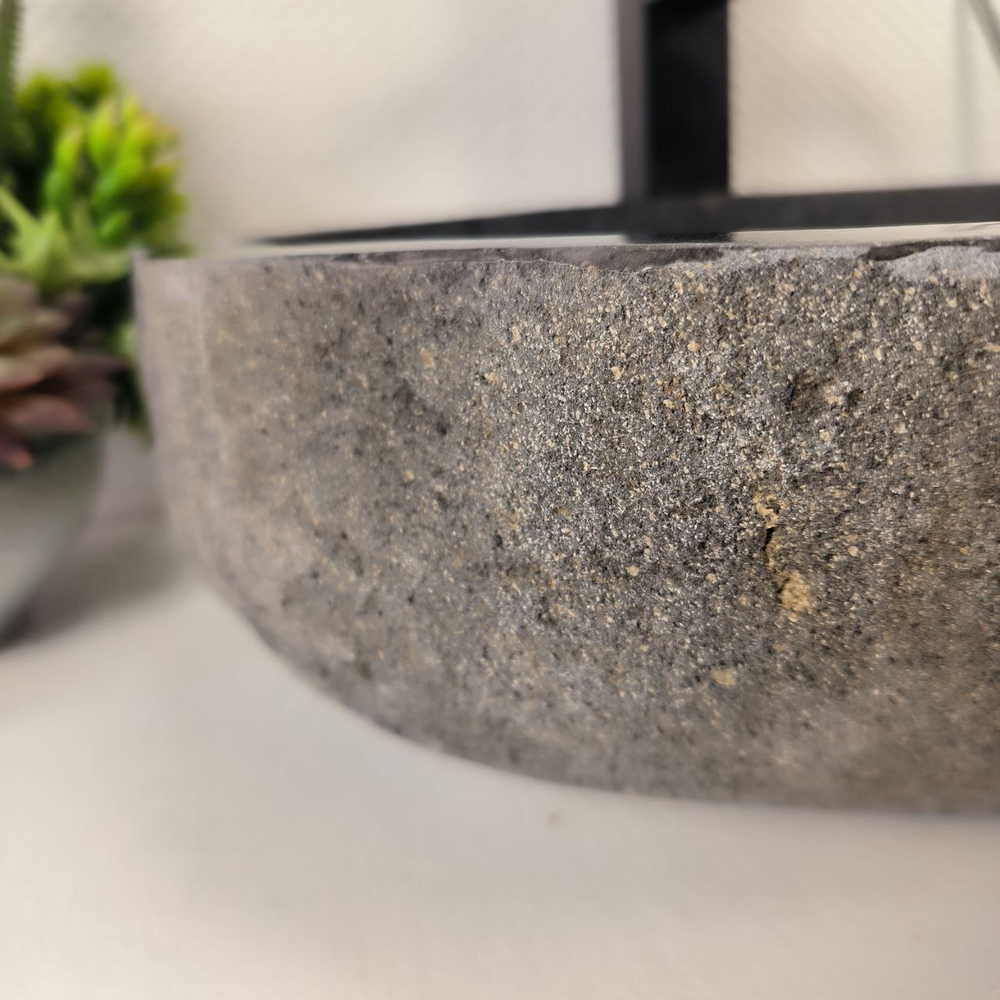 Раковина из речного камня RS-64878 47*36*14 0856