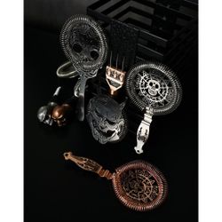Стрейнер барный нерж. 19 см d 10,3 см медь Череп Luxury Skull B'Guys P.L.- Barbossa