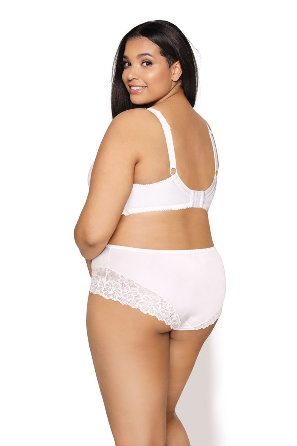 Трусы-слип Carmela с отделкой вырезов кружевом (Размер: 38) (Цвет: черный)