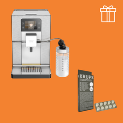 Автоматическая кофемашина Krups EA877D10+Чистящее средство XS300010