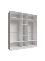 Шкаф распашной Мадрид с зеркалом 2;0м белый