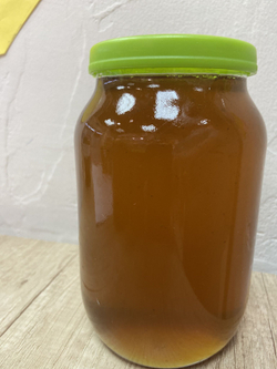 Мёд Цветочный Майский, натуральный 2024 с пасеки Брянского края ,1 литр (1,4 кг)