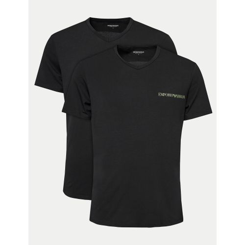 Набор мужских футболок 2в1 черные Emporio Armani 111849_4F717 23820